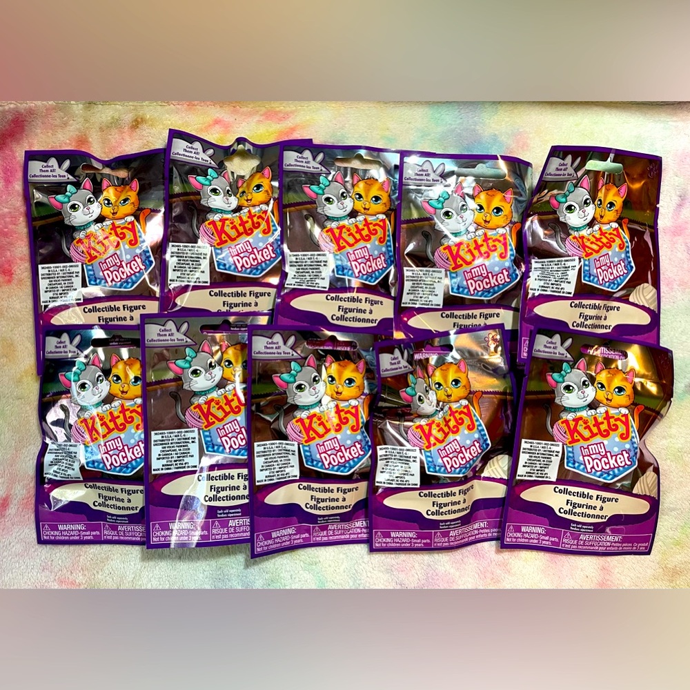 10 New Kitty in my Pocket Series 1 Blind Bags